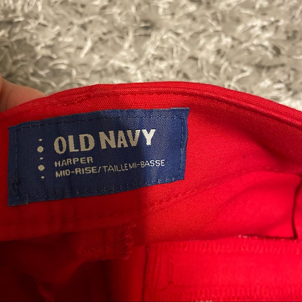 NWT Red Cropped Harper Pants Size 6 - Picture 4 of 4